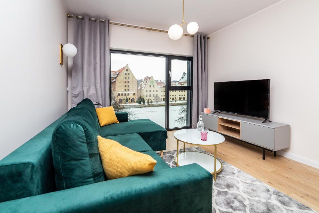 Pobookowane River View Apartments Gdansk Bagian luar foto