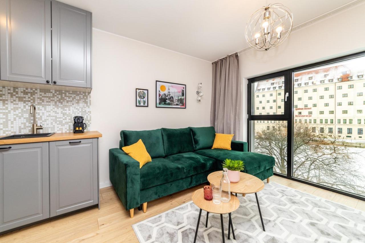 Pobookowane River View Apartments Gdansk Bagian luar foto