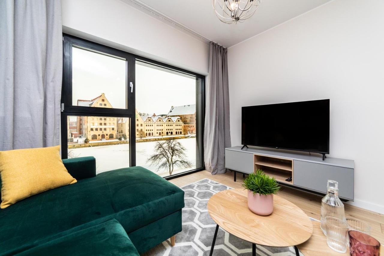 Pobookowane River View Apartments Gdansk Bagian luar foto