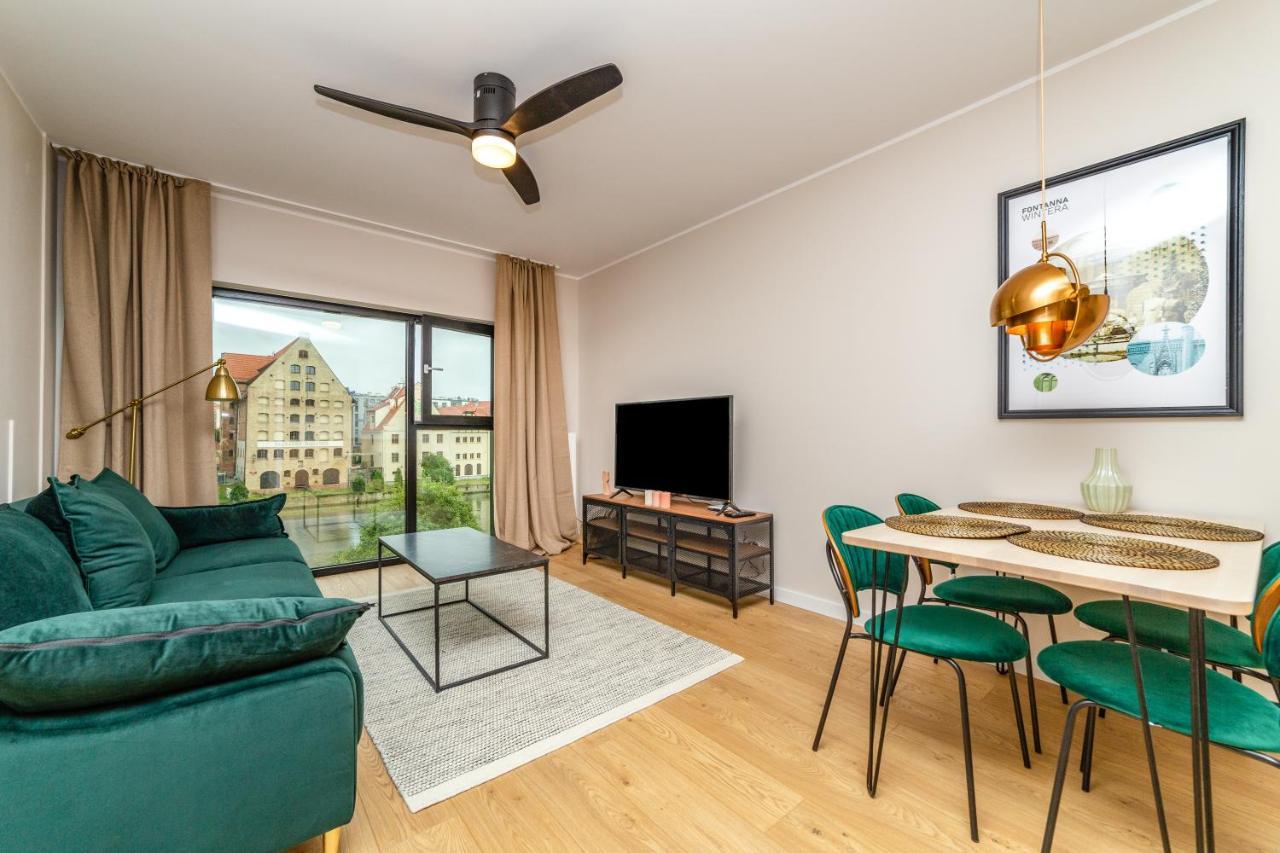 Pobookowane River View Apartments Gdansk Bagian luar foto