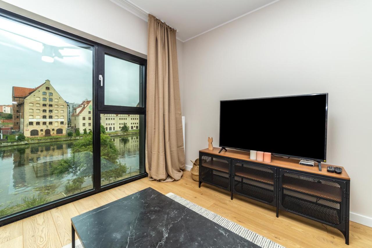 Pobookowane River View Apartments Gdansk Bagian luar foto